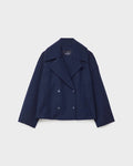 Jacke Damen Kurze, taillierte Form mit Doppelreiher und Revers - J&B - 2 - Jasminaboutique.com