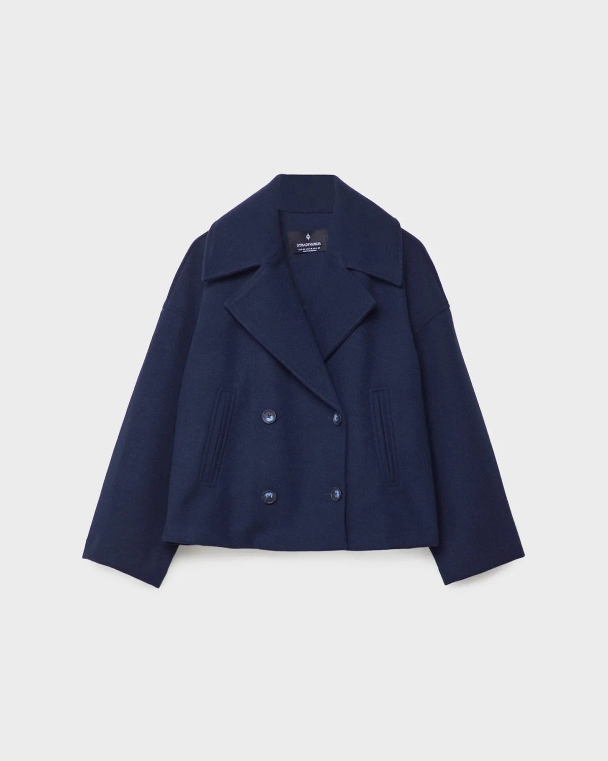 Jacke Damen Kurze, taillierte Form mit Doppelreiher und Revers - J&B - 2 - Jasminaboutique.com