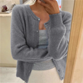 Cardigan Damen – Lockere Passform & Zeitloses Design - J&B - 1 - Jasminaboutique.com