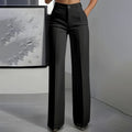 Hochtaillierte Damen-Anzughose mit weitem Bein - J&B - 20 - Jasminaboutique.com