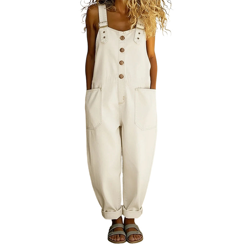 Latzhose Damen mit lockerer Passform und praktischen Taschen - J&B - 14 - Jasminaboutique.com