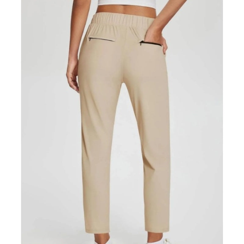 Damen Stretch-Freizeithose mit figurschmeichelndem Schnitt und Reißverschlusstaschen - J&B - 13 - Jasminaboutique.com