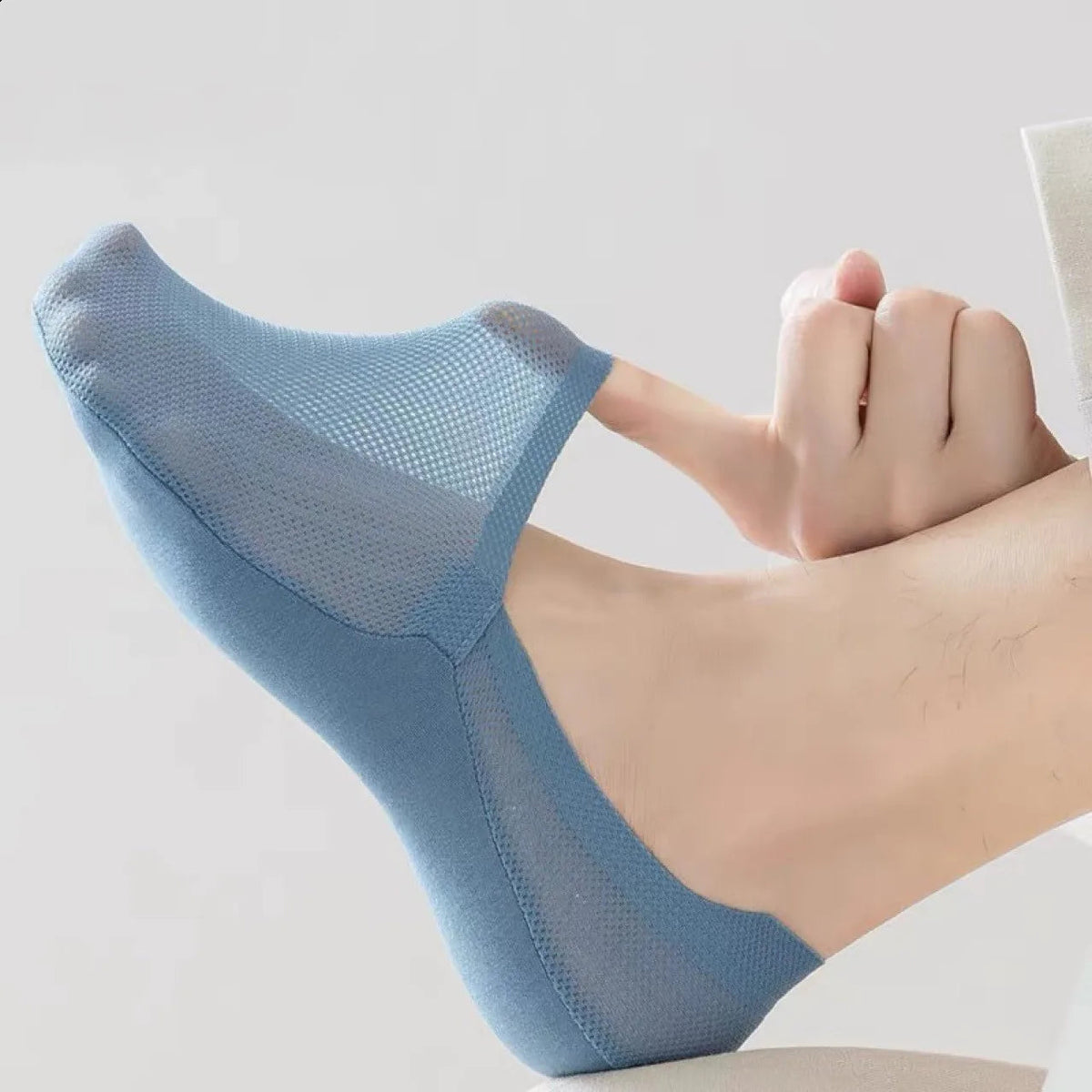 Socken Herren mit rutschfester Technologie und niedrigem Schnitt - J&B - 3 - Jasminaboutique.com