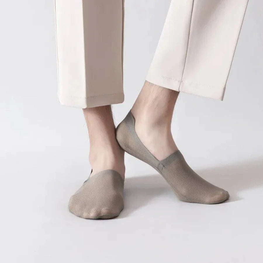 Socken Herren mit rutschfester Technologie und niedrigem Schnitt - J&B - 4 - Jasminaboutique.com