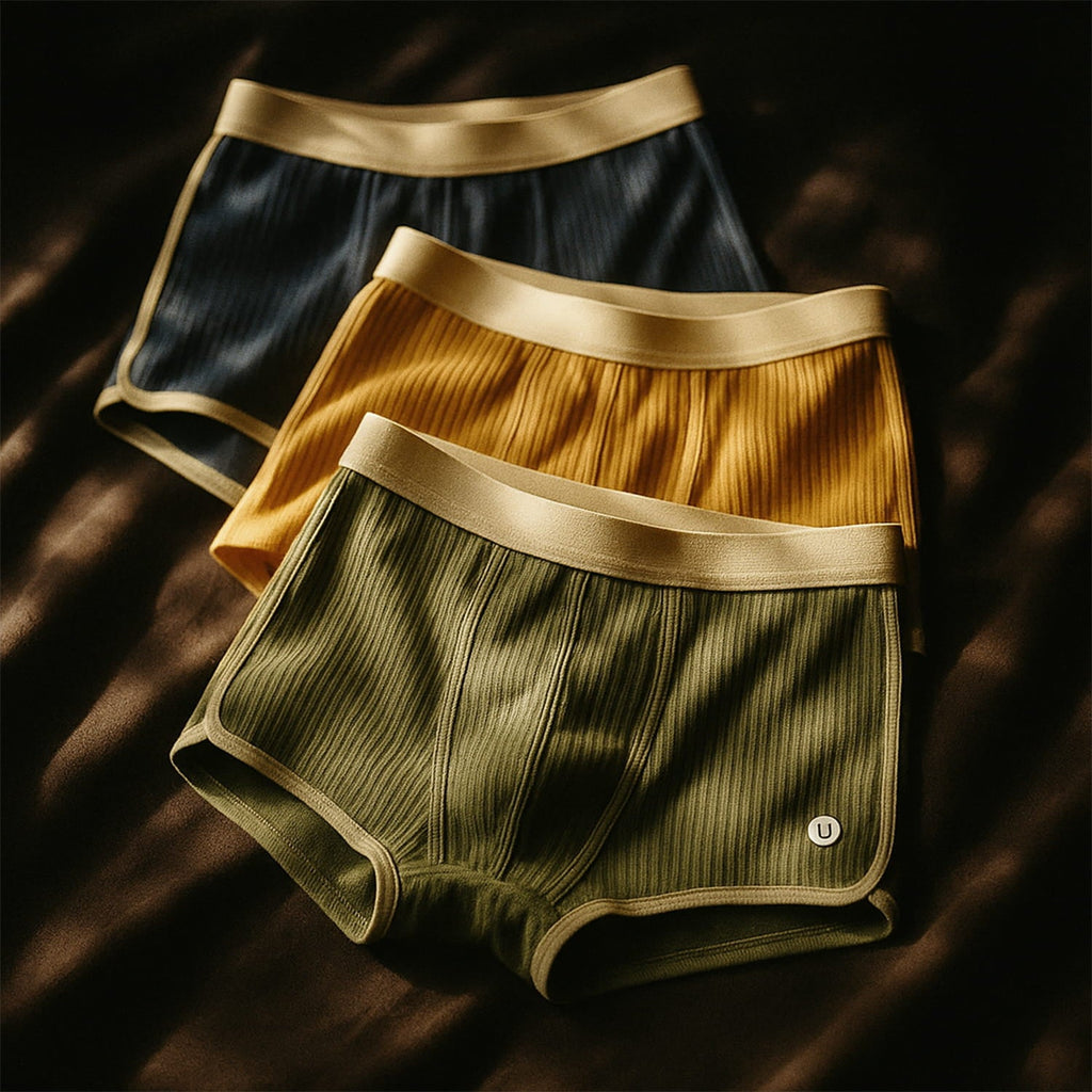 Boxers Herren mit konturiertem Schnitt und breitem Bund - J&B - 1 - Jasminaboutique.com