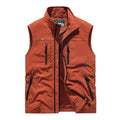 Weste Herren mit mehreren Taschen und Stehkragen - J&B - 1 - Jasminaboutique.com