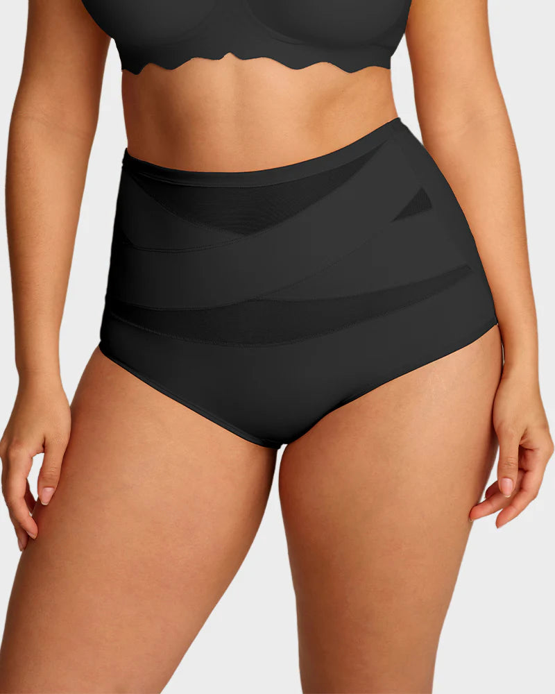 Hochgeschnittene Shapewear Panties Damen mit Tummy Control - J&B - 13 - Jasminaboutique.com