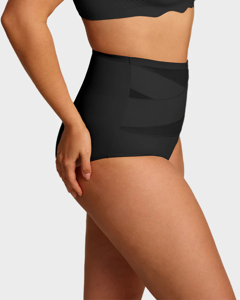 Hochgeschnittene Shapewear Panties Damen mit Tummy Control - J&B - 14 - Jasminaboutique.com