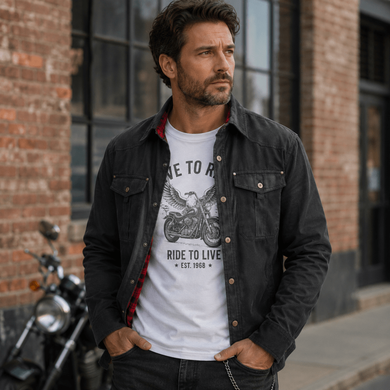 Jacket Herren mit klassischem Schnitt und funktionalen Taschen - J&B - 4 - Jasminaboutique.com