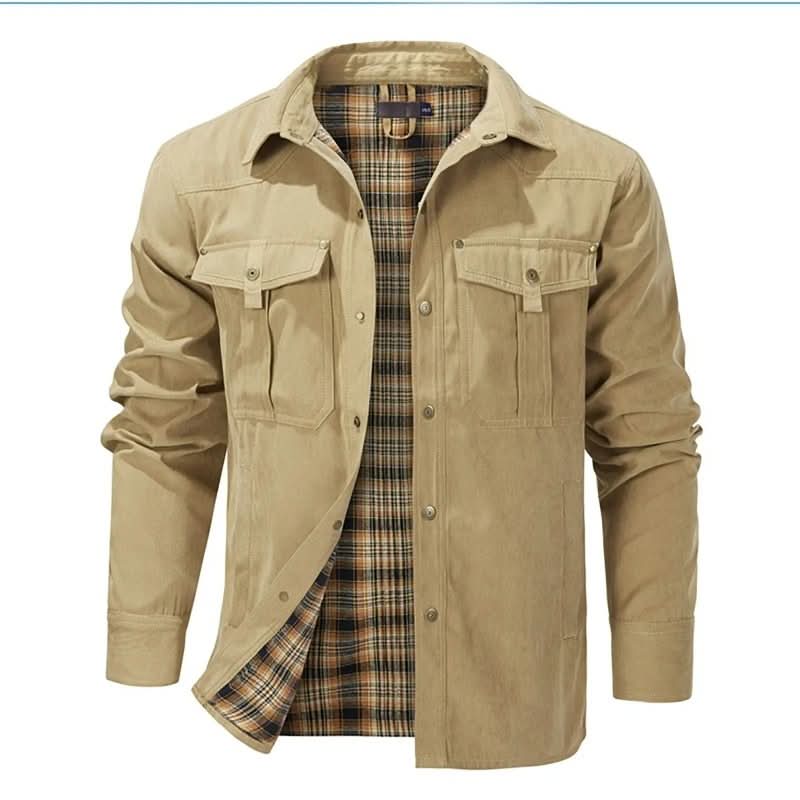 Jacket Herren mit klassischem Schnitt und funktionalen Taschen - J&B - 8 - Jasminaboutique.com