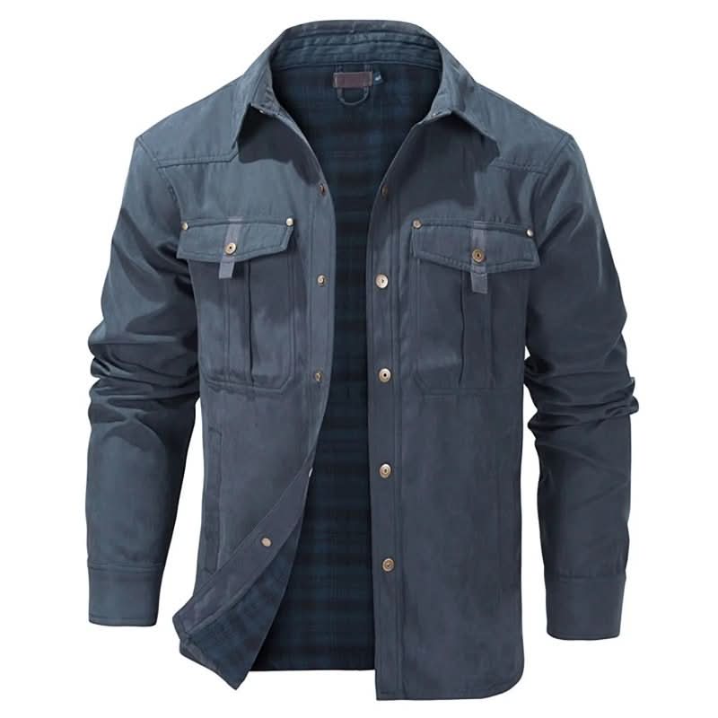 Jacket Herren mit klassischem Schnitt und funktionalen Taschen - J&B - 10 - Jasminaboutique.com