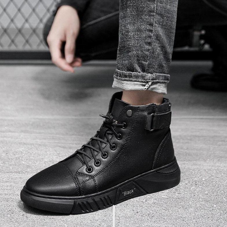 Herren Boots mit hohem Schnitt und sportlichem Look - J&B - 12 - Jasminaboutique.com