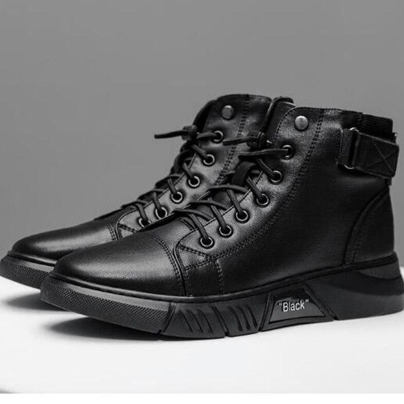 Herren Boots mit hohem Schnitt und sportlichem Look - J&B - 15 - Jasminaboutique.com