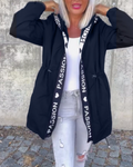 Jacke Damen mit Kapuze und Kordelzug - J&B - 9 - Jasminaboutique.com
