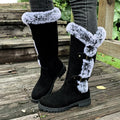 Damen Boots in mittlerer Wadenhöhe mit schickem Schnallen-Detail - J&B - 11 - Jasminaboutique.com