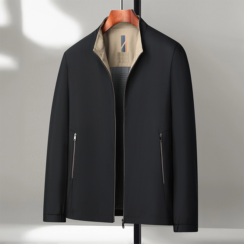 Jacke Herren mit Stehkragen und Reißverschluss - J&B - 5 - Jasminaboutique.com