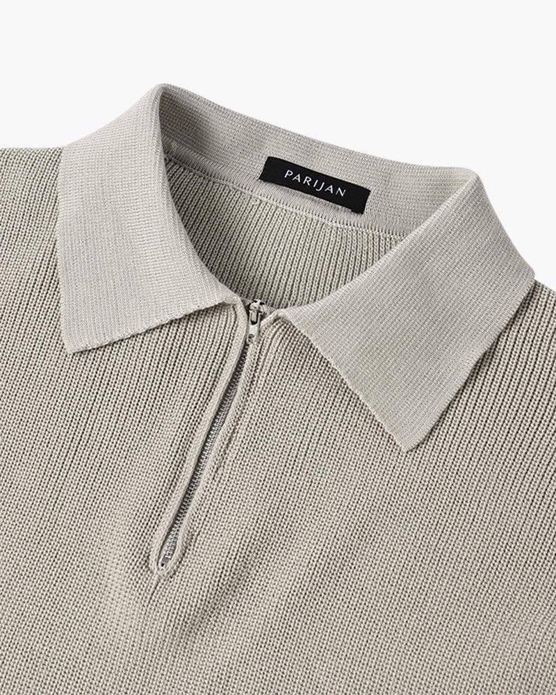 Pullover Herren mit Stehkragen und Reißverschluss - J&B - 5 - Jasminaboutique.com