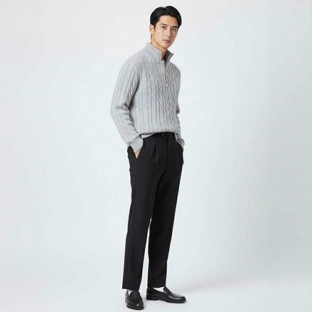 Outfit Herren mit Pullover und Hose - J&B - 4 - Jasminaboutique.com