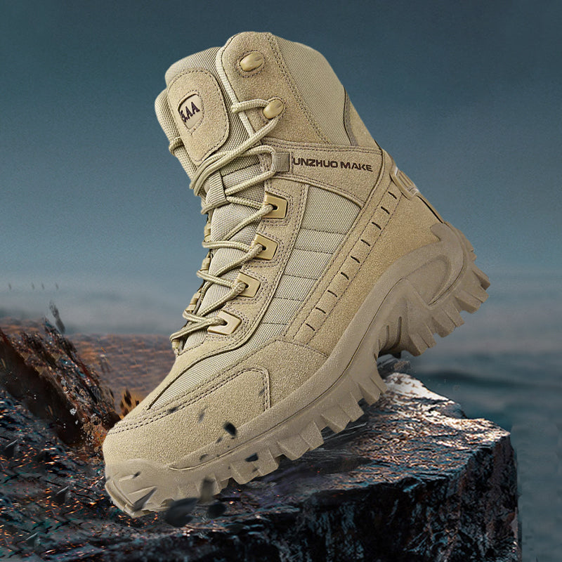 Herren Tactical Boots mit hohem Schnitt und rutschfester Sohle - J&B - 3 - Jasminaboutique.com