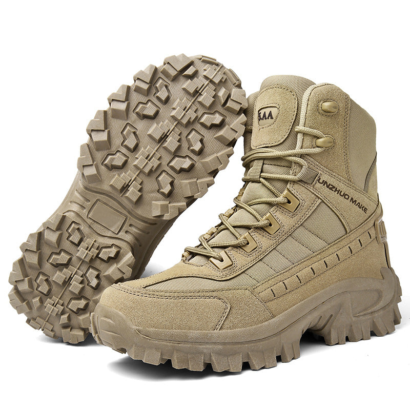 Herren Tactical Boots mit hohem Schnitt und rutschfester Sohle - J&B - 15 - Jasminaboutique.com