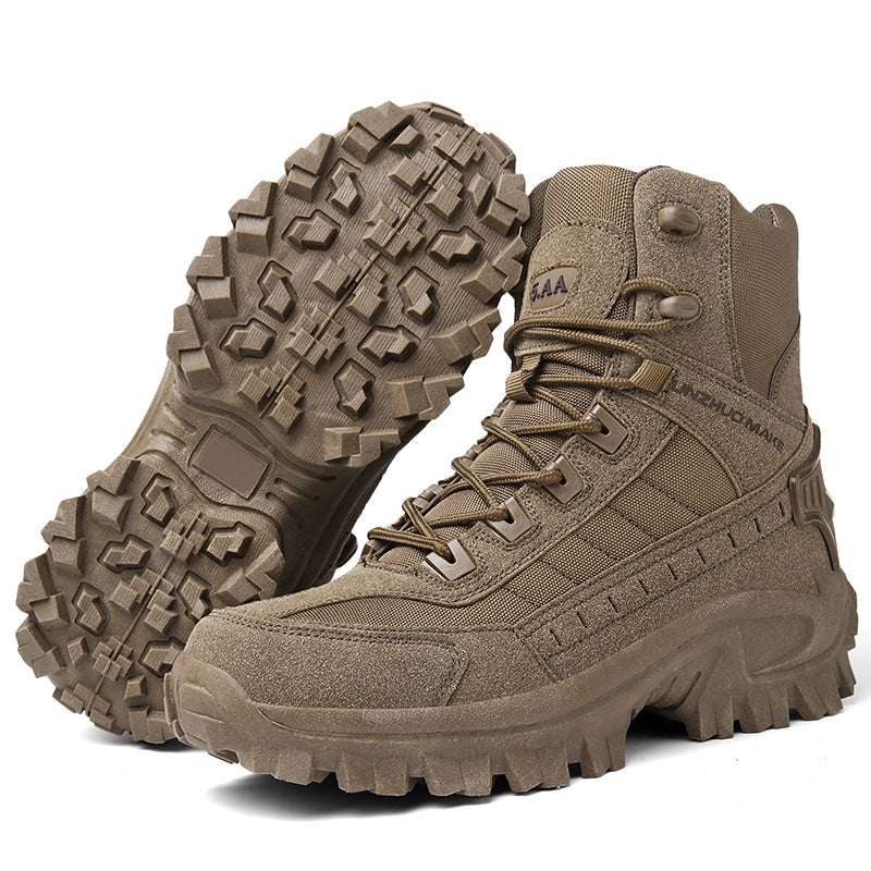 Herren Tactical Boots mit hohem Schnitt und rutschfester Sohle - J&B - 16 - Jasminaboutique.com