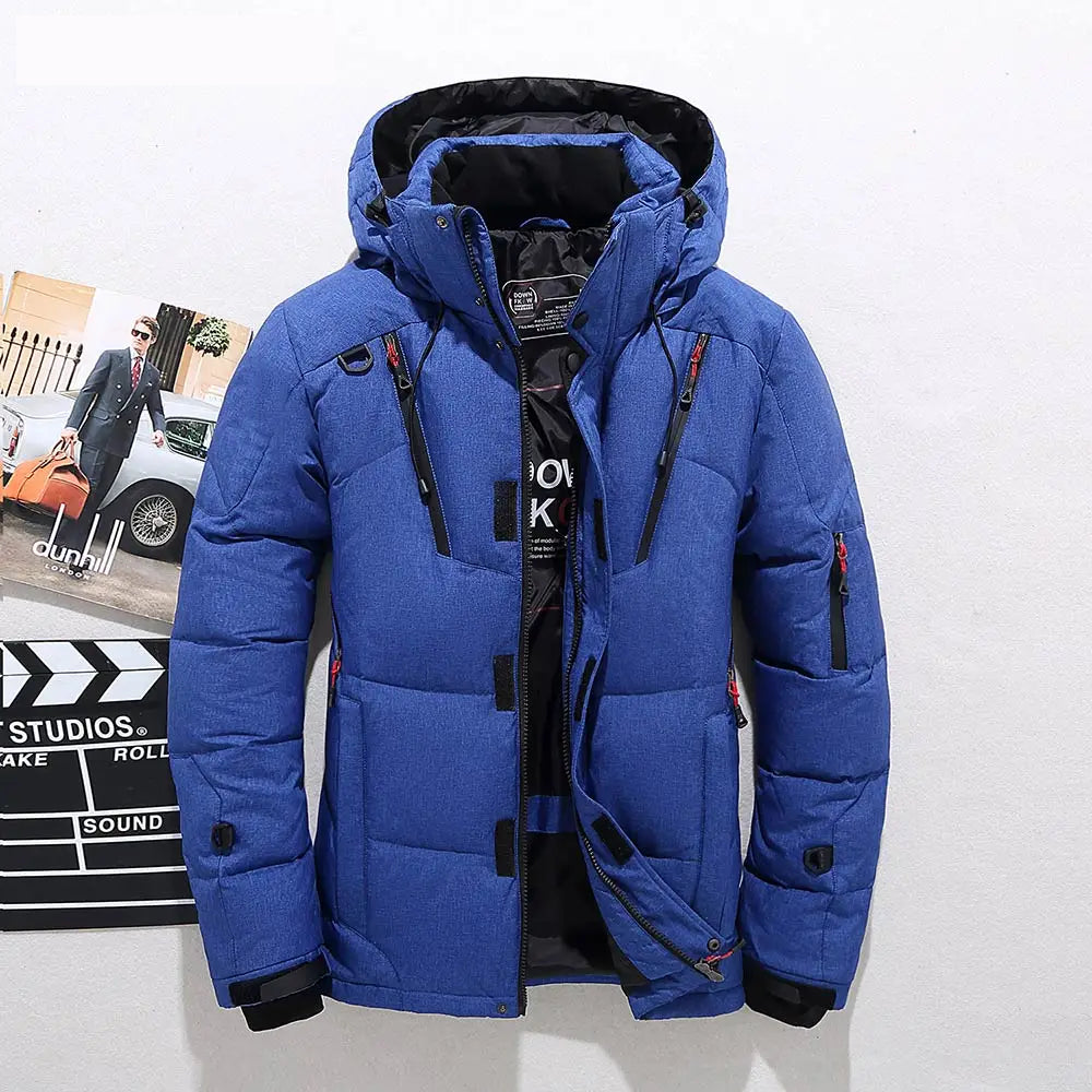 Winterjacke Herren mit tailliertem Schnitt und praktischen Taschen - J&B - 4 - Jasminaboutique.com