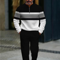 Outfit Herren mit Zip-Hemd und Hose - J&B - 1 - Jasminaboutique.com