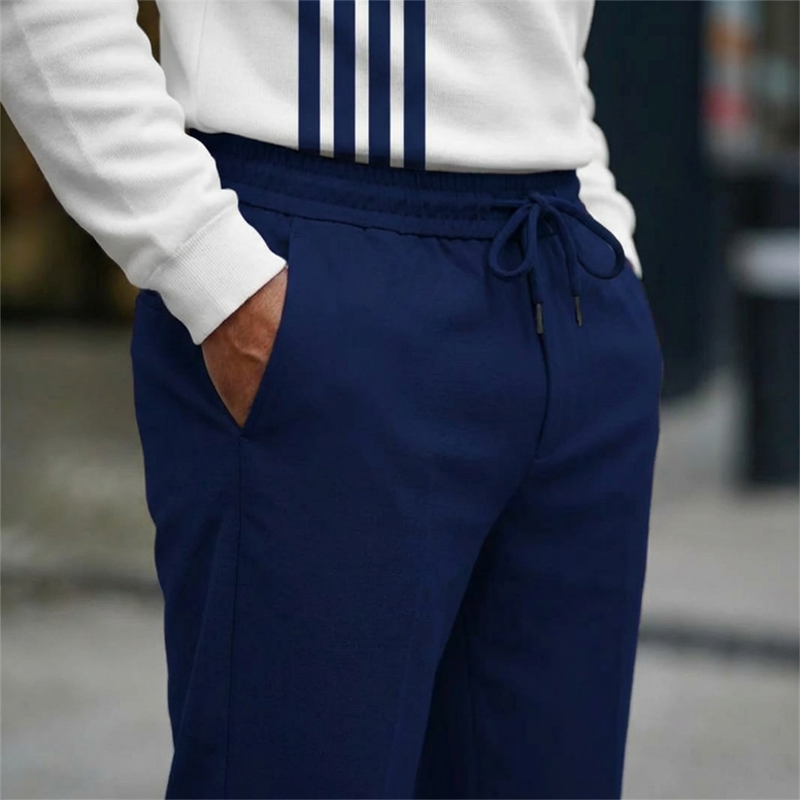 Outfit Herren mit Zip-Hemd und Hose - J&B - 9 - Jasminaboutique.com