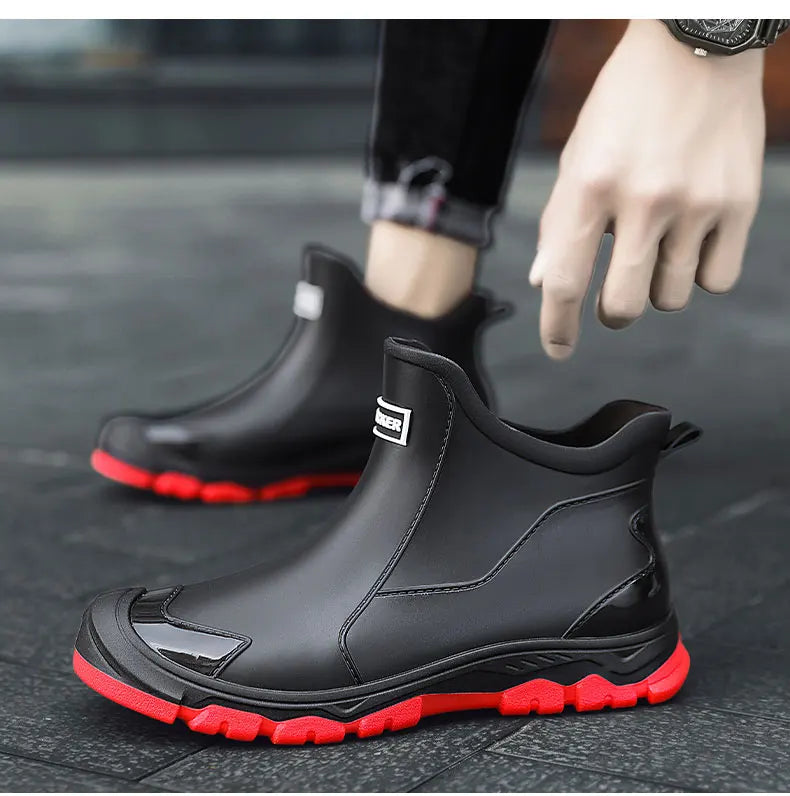 Herren Boots mit rutschfester Sohle und sportlichem Design - J&B - 2 - Jasminaboutique.com