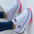 Sneakers Damen mit auffälliger Sohle und lässigem Schnitt - J&B - 2 - Jasminaboutique.com