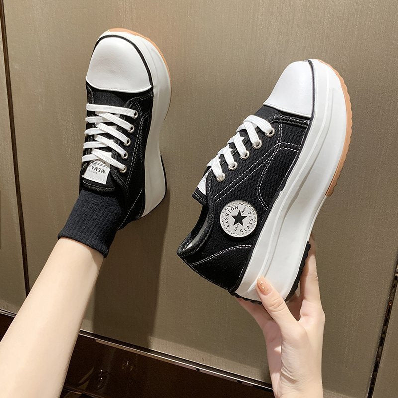 Sneakers Damen mit auffälliger Sohle und lässigem Schnitt - J&B - 11 - Jasminaboutique.com