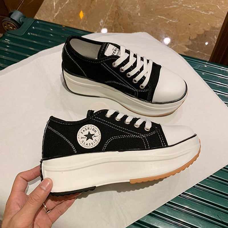 Sneakers Damen mit auffälliger Sohle und lässigem Schnitt - J&B - 15 - Jasminaboutique.com