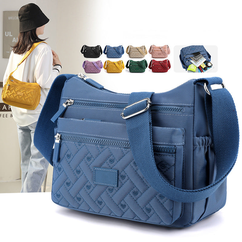 Umhängetasche Damen mit praktischen Fächern - J&B - 1 - Jasminaboutique.com