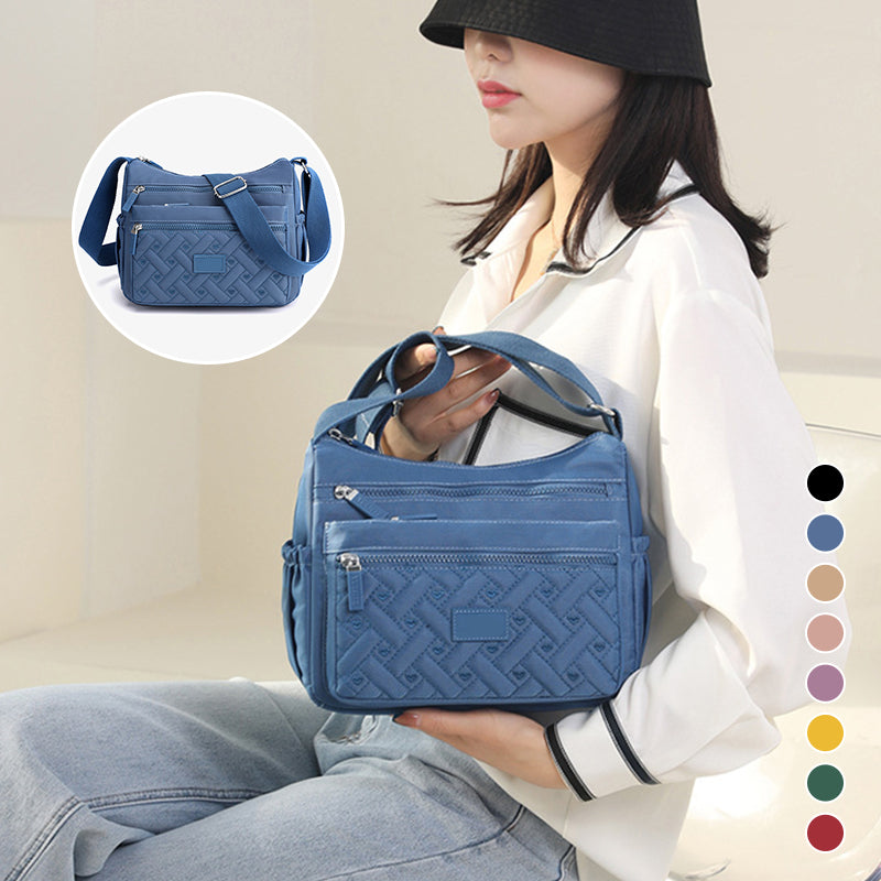 Umhängetasche Damen mit praktischen Fächern - J&B - 2 - Jasminaboutique.com