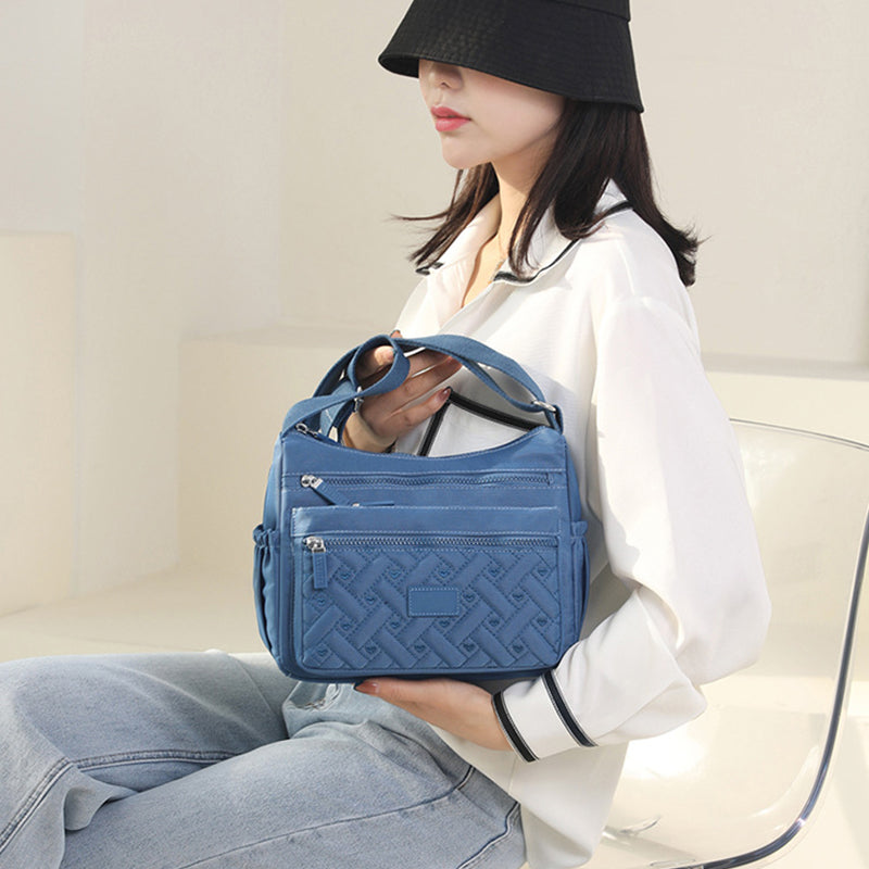 Umhängetasche Damen mit praktischen Fächern - J&B - 4 - Jasminaboutique.com