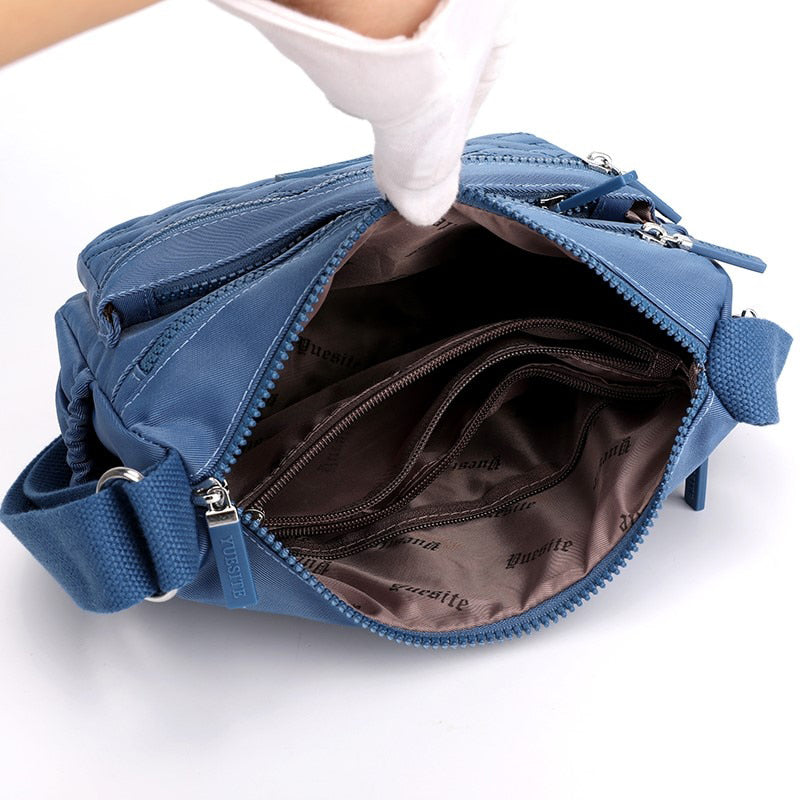 Umhängetasche Damen mit praktischen Fächern - J&B - 8 - Jasminaboutique.com