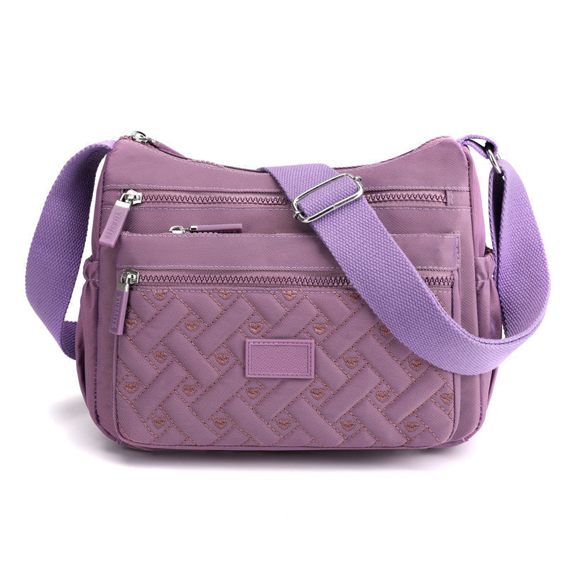 Umhängetasche Damen mit praktischen Fächern - J&B - 25 - Jasminaboutique.com