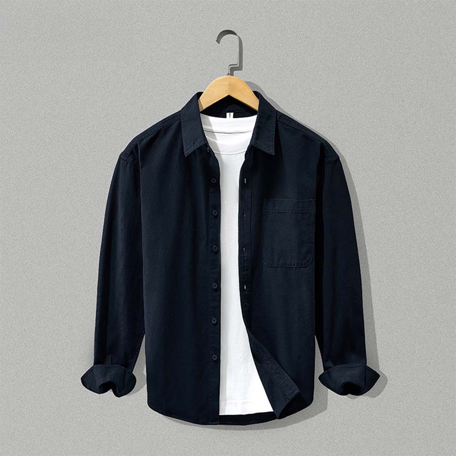 Herren Hemd mit Button-Down Kragen und Brusttasche - J&B - 7 - Jasminaboutique.com