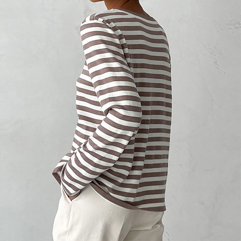 Pullover Damen mit klassischem Schnitt und lässigem Look - J&B - 8 - Jasminaboutique.com