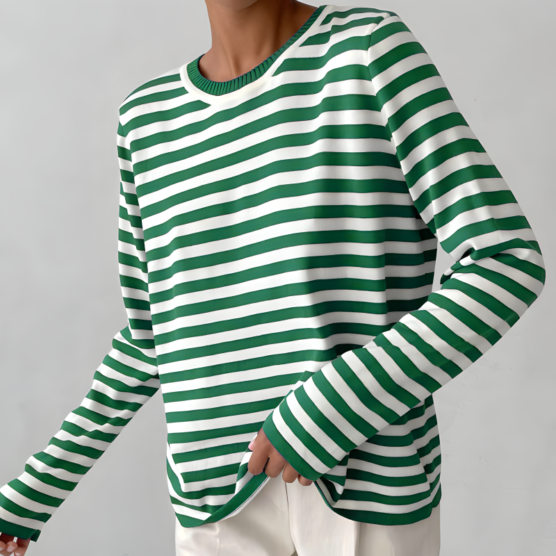 Pullover Damen mit klassischem Schnitt und lässigem Look - J&B - 9 - Jasminaboutique.com