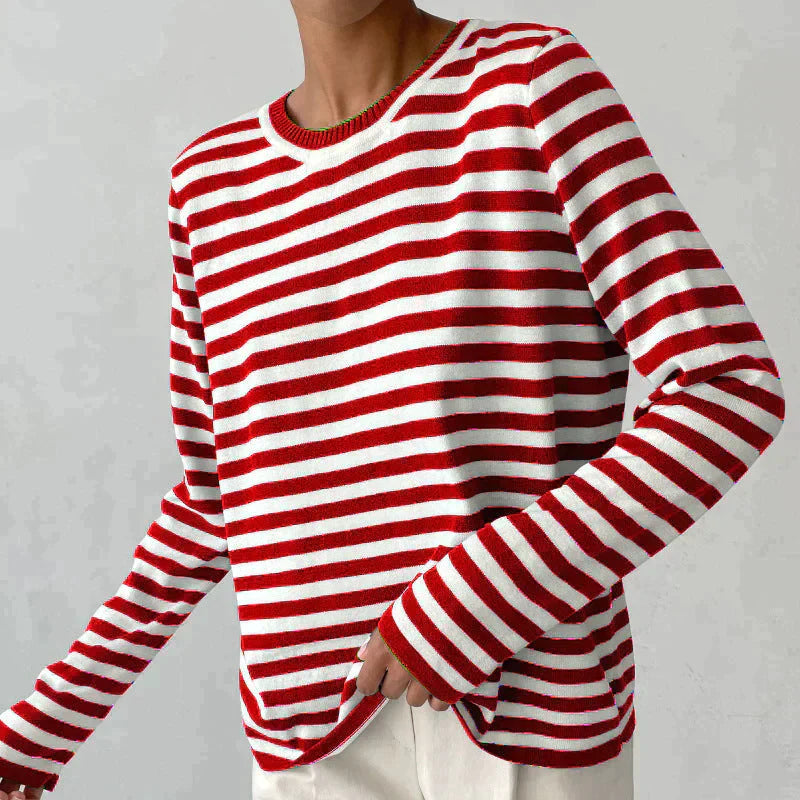 Pullover Damen mit klassischem Schnitt und lässigem Look - J&B - 10 - Jasminaboutique.com