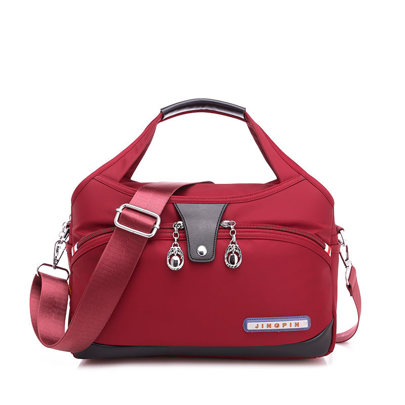 Modische Umhängetasche Damen mit Diebstahlschutz und verstellbarem Schultergurt - J&B - 7 - Jasminaboutique.com
