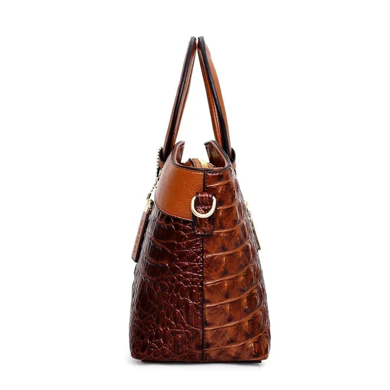 Handtasche Damen mit rundem Griff und eleganten Details - J&B - 13 - Jasminaboutique.com