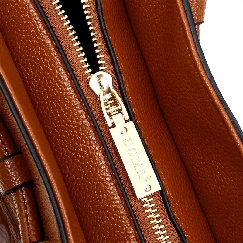 Handtasche Damen mit rundem Griff und eleganten Details - J&B - 17 - Jasminaboutique.com