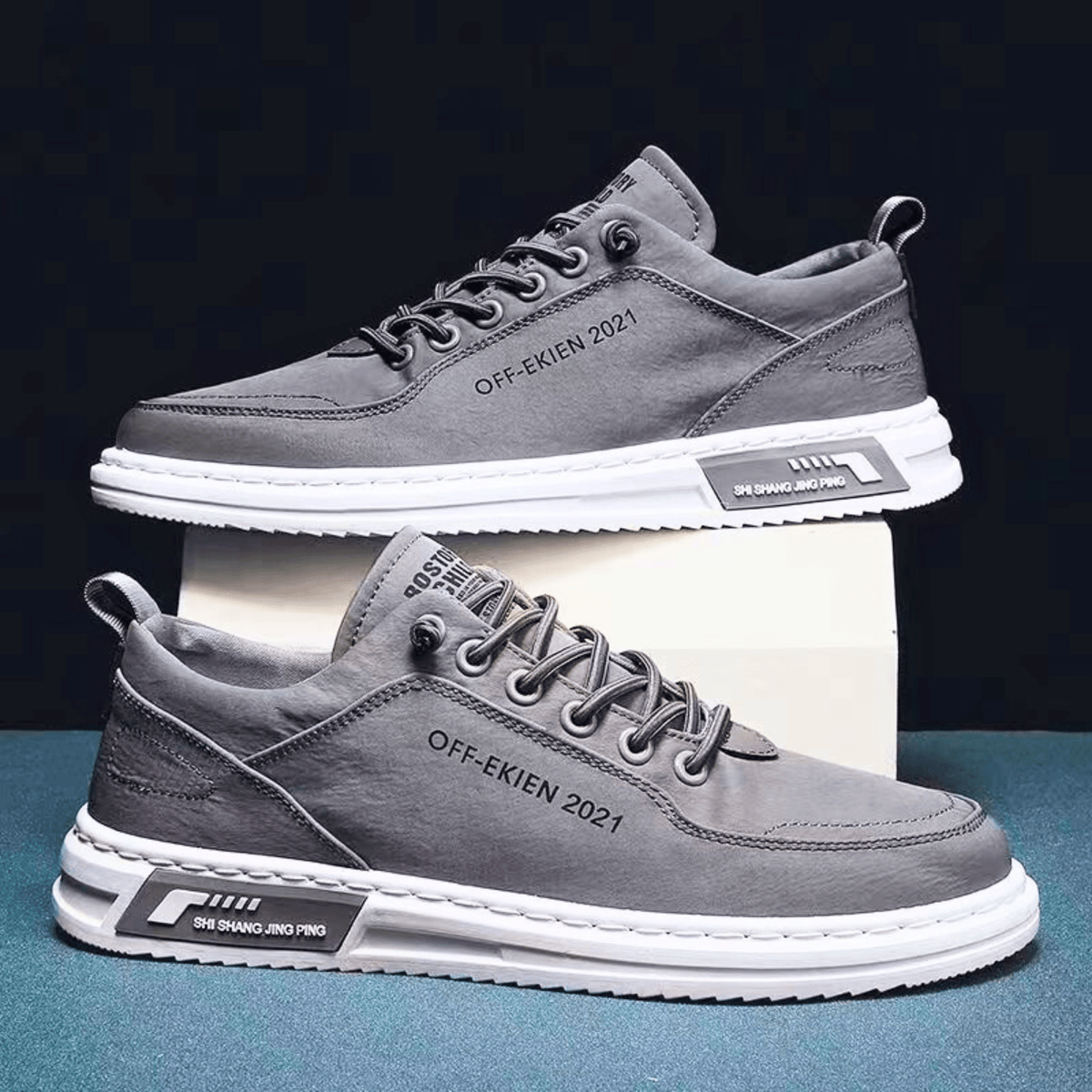Sneaker Herren mit lässigem Schnitt und bequemer Passform - J&B - 2 - Jasminaboutique.com
