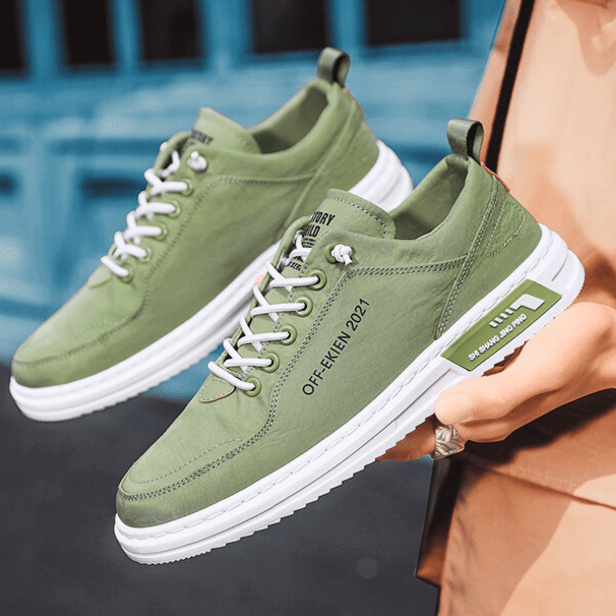 Sneaker Herren mit lässigem Schnitt und bequemer Passform - J&B - 11 - Jasminaboutique.com
