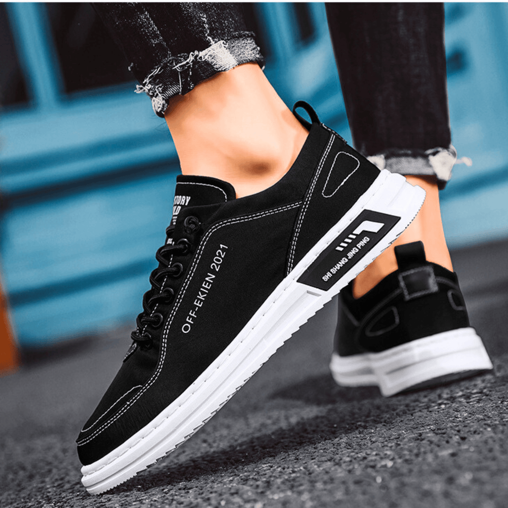 Sneaker Herren mit lässigem Schnitt und bequemer Passform - J&B - 18 - Jasminaboutique.com