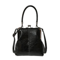 Handtasche Damen mit Vintage-Klappverschluss und zwei Trageoptionen - J&B - 8 - Jasminaboutique.com