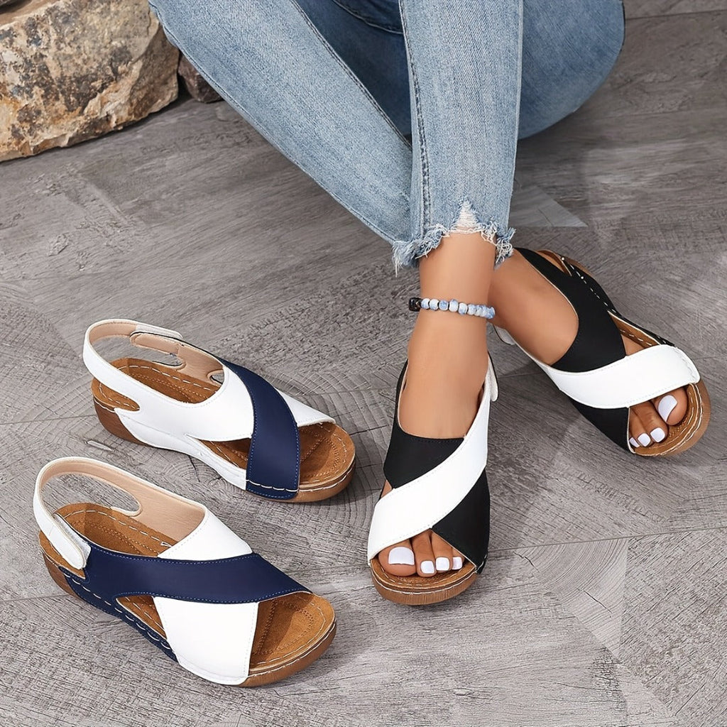 Sandalen Damen mit modernem Schnitt und bequemer Passform - J&B - 12 - Jasminaboutique.com