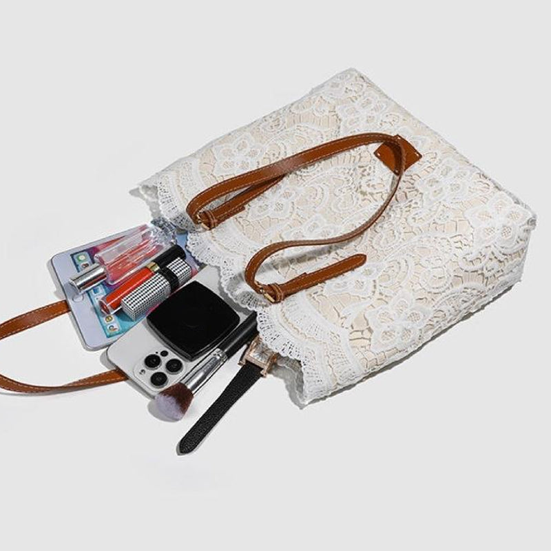 Schultertasche Damen – Elegante Vintage-Tasche mit raffiniertem Design - J&B - 3 - Jasminaboutique.com